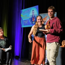 Siobhan, Halberg Foundation Awards Jaxon Wooley "Aspiring Youth Award"