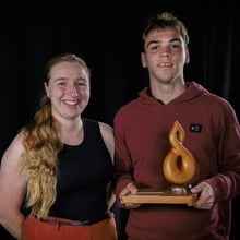 Siobhan Terry and Jaxon Wooley - Aspiring Youth Award - Athletics